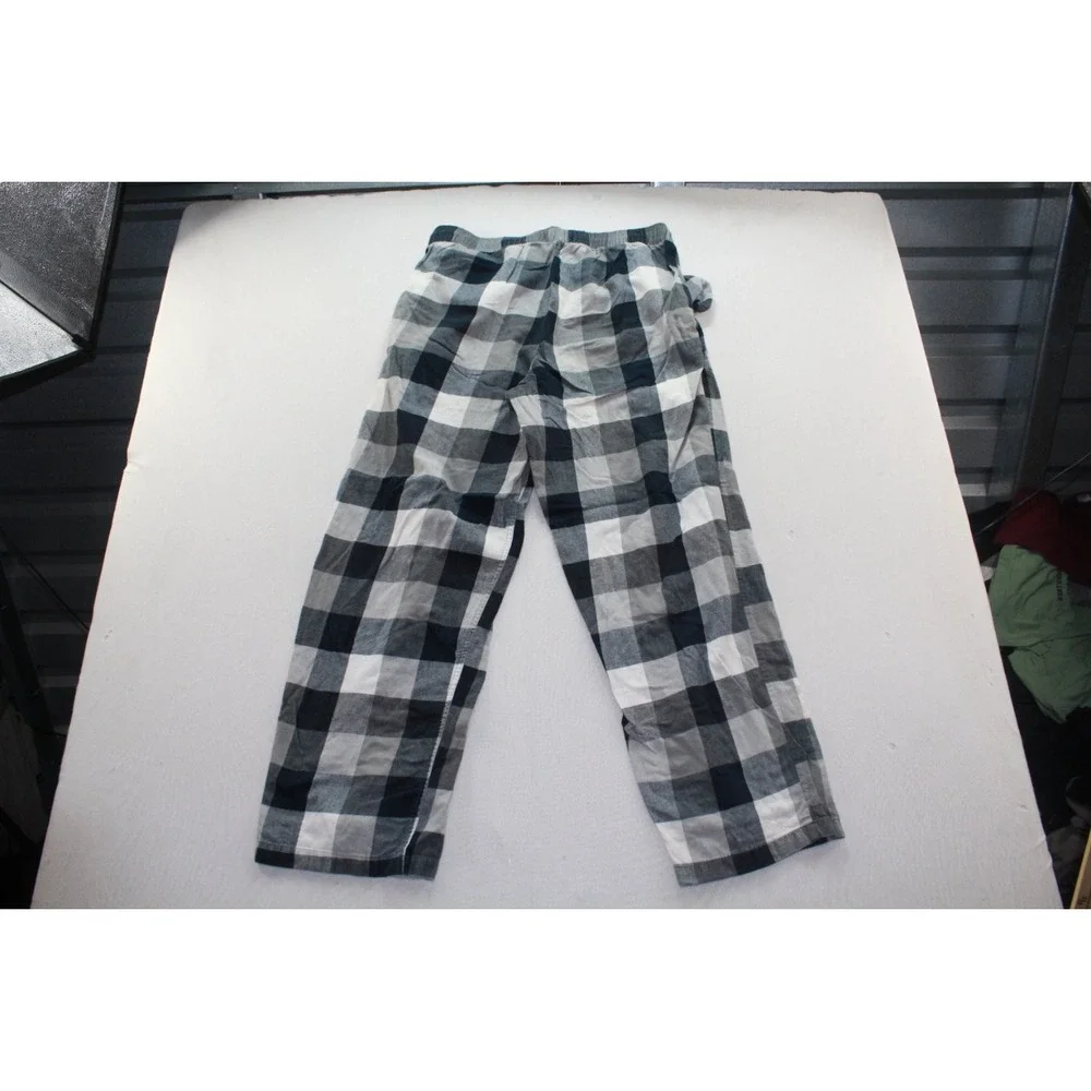 Goodfellow & Co Mens Pajama Pants Size Large Blue Gray Buffalo Plaid Flannel